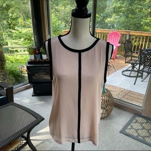 LOFT pink/black tank top size M